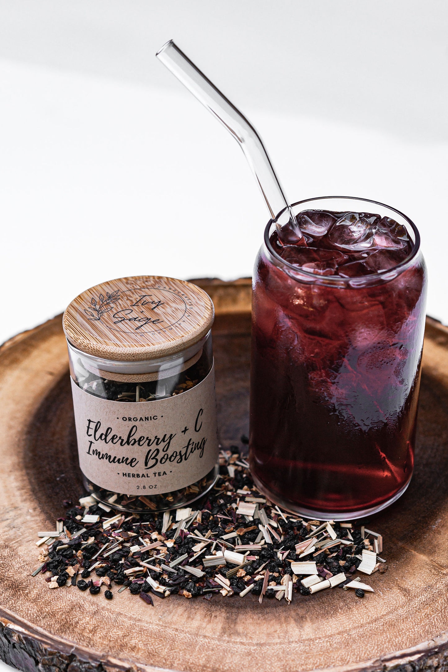 Elderberry + C Immune Boost Tea Jar