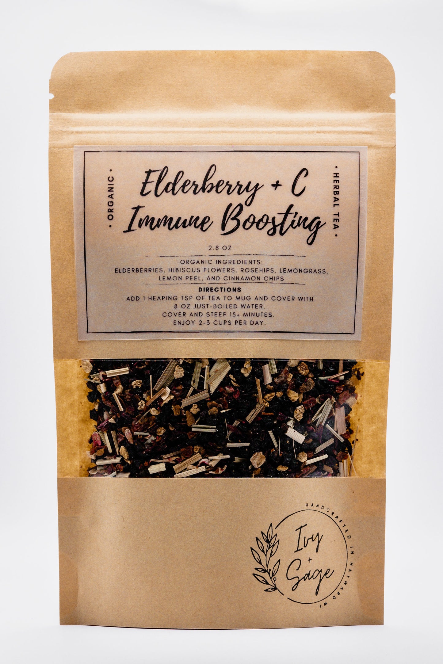 Elderberry + C Immune Boost Tea Pouch